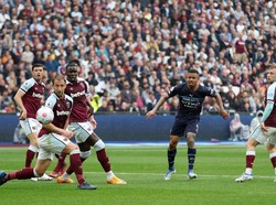 Man City Tertinggal 0-2 dari West Ham di Babak I