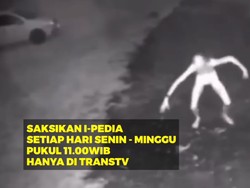 Viral Penampakan Makhluk Cungkring Terekam CCTV, Hantu atau Bukan?