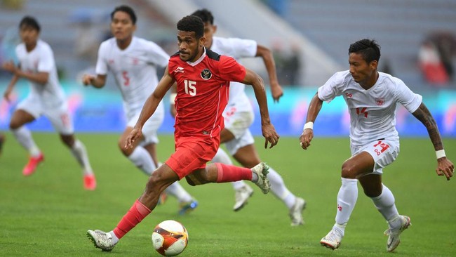 Berikut tiga pemain Timnas Indonesia yang tampil bagus saat mengalahkan Myanmar 3-1 di SEA Games 2021 (2022).