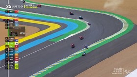 VIDEO: Suzuki Sial, Rins dan Mir Kompak Jatuh di MotoGP Prancis
