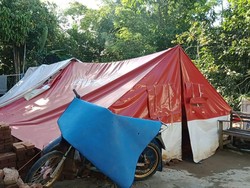 BPBD Jawab soal Korban Gempa Pandeglang 5 Bulan Tinggal di Tenda