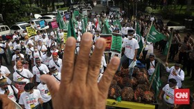 Demo Petani Sawit, Polisi Belum Terapkan Rekayasa Lalu Lintas