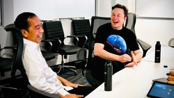 Bertemu Elon Musk, Sepatu Jokowi Jadi Sorotan Warga Malaysia