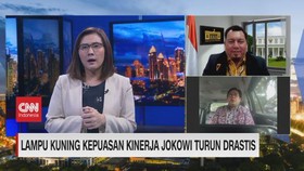 VIDEO: Lampu Kuning, Kepuasan Kinerja Jokowi Turun Drastis