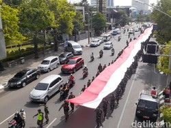 2 Tahun Absen Gegara Pandemi, Kirab Merah Putih Semarang Kembali Digelar