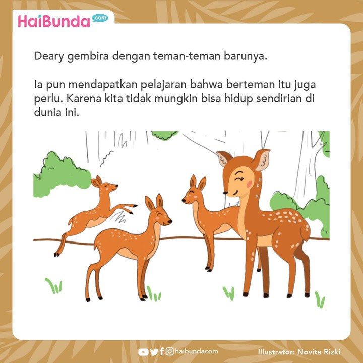 Dongeng Anak Deary Ternyata Butuh Teman