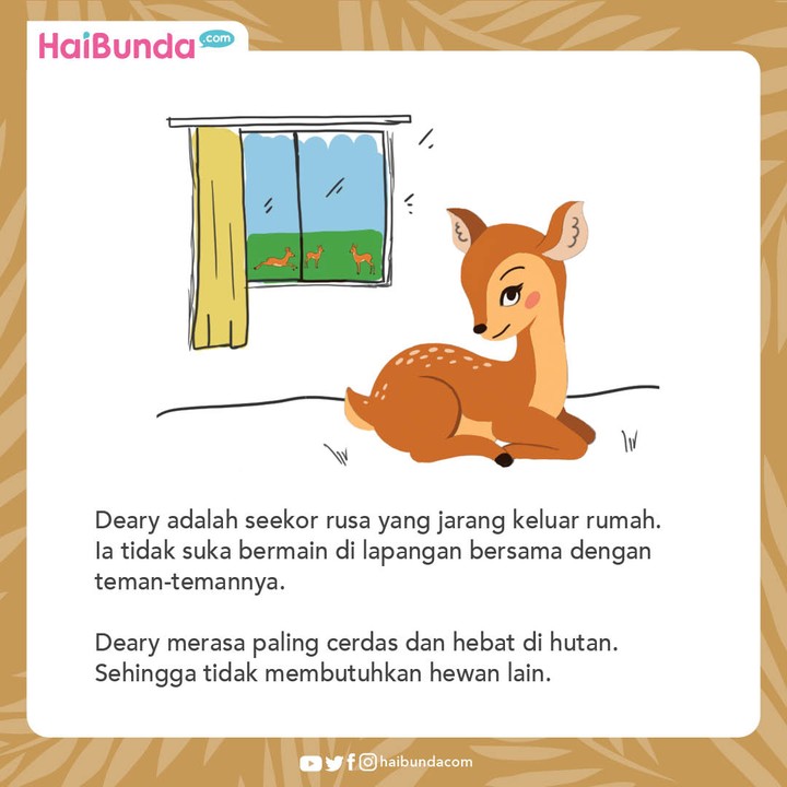 Dongeng Anak Deary Ternyata Butuh Teman