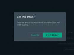 Ini Cara Keluar dari Grup WhatsApp Secara Diam-diam