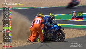 VIDEO: Momen Kecelakaan di MotoGP Prancis