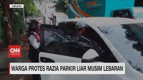 VIDEO: Warga Protes Razia Parkir Liar Musim Lebaran