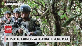VIDEO: Densus 88 Tangkap 24 Terduga Teroris Poso