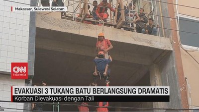 img-title VIDEO: Dramatis Evakuasi 3 Tukang Batu Tersengat Listrik