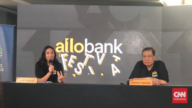 Chief Experience Officer Allo Bank Putri Tanjung menargetkan Allo Bank jadi andalan nasabah dari bangun sampai tidur.