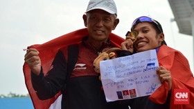 Legenda Atletik Indonesia Salut kepada Odekta Naibaho