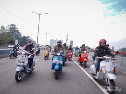 Penggila Vespa Se-Indonesia Mulai Berdatangan ke Vespa World Day 2022 Bali!