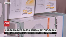 VIDEO: Harga Masker Pasca Aturan Pelonggaran