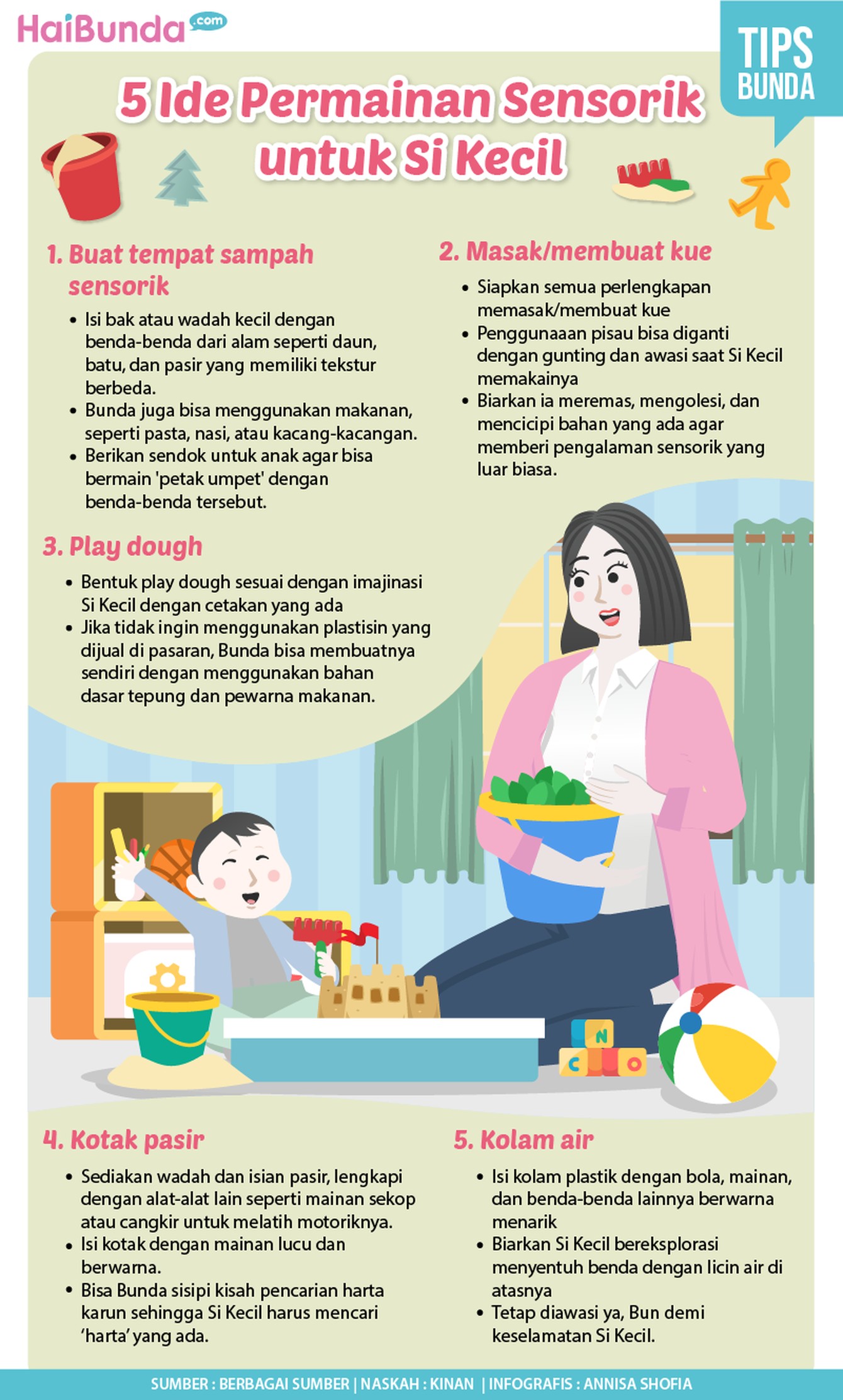 [INFOG] 5 Ide Permainan Sensorik untuk Si Kecil