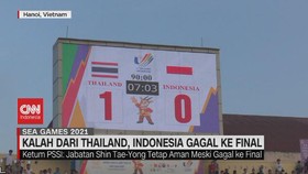 VIDEO: Kalah dari Thailand, Indonesia Gagal ke Final