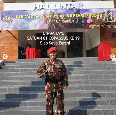 7 Potret Nur Wahyudi Perwira TNI Calon Suami Juliana Moechtar yang Viral