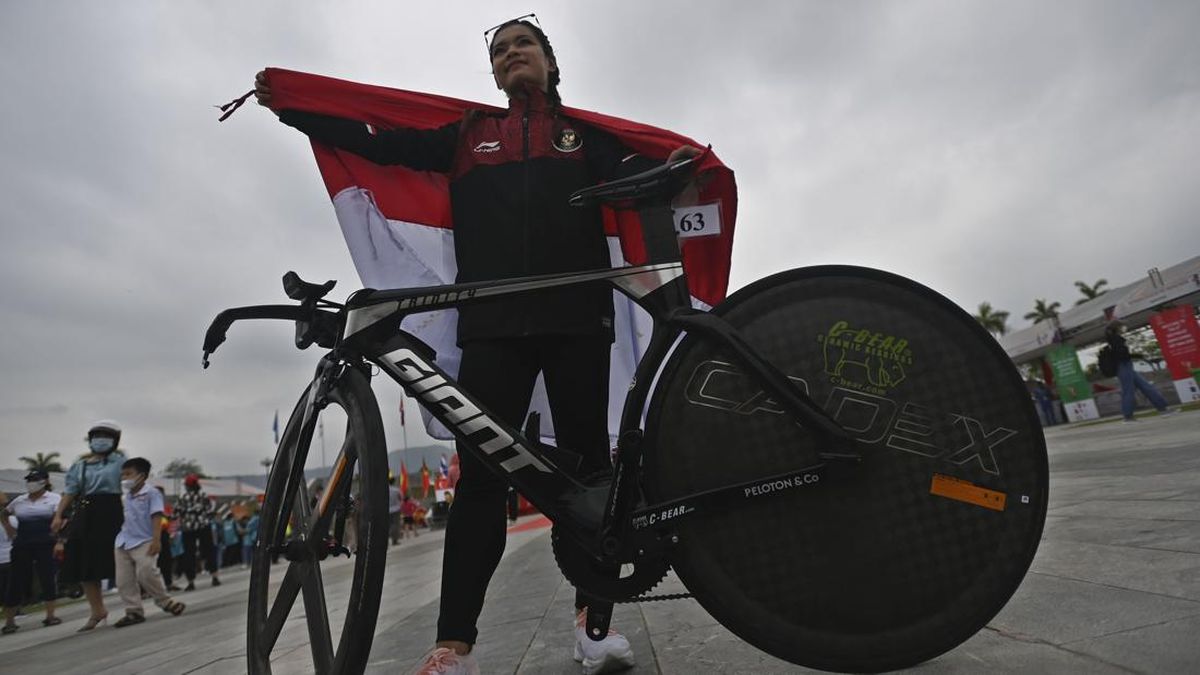 Ayustina Melesat di Time Trial Putri, Raih Emas Ke-45 Indonesia