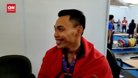VIDEO: Senyum Bahagia Eko Yuli Usai Raih Emas SEA Games