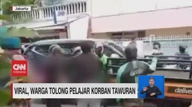 VIDEO: Warga Tolong Pelajar Korban Tawuran