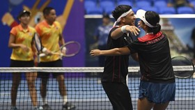 FOTO: Momen Indah Aldila/Christopher Pertahankan Emas SEA Games