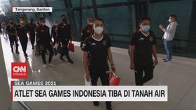 VIDEO: Atlet Sea Games Indonesia Tiba di Tanah Air