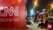 Booth CNN Indonesia, Spot Nyaman Bagi Pengunjung Allo Fest