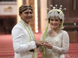 Masjid Istiqlal Jadi Saksi Bisu Pernikahan Masayu Clara dan Qausar Harta
