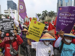 10 Ribu Buruh Akan Demo di Depan Gedung DPR 15 Juni