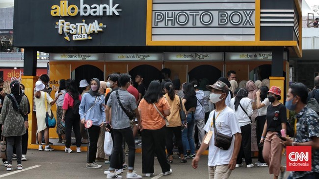 FOTO: Banjir Pengunjung di Hari Terakhir Allo Bank Festival