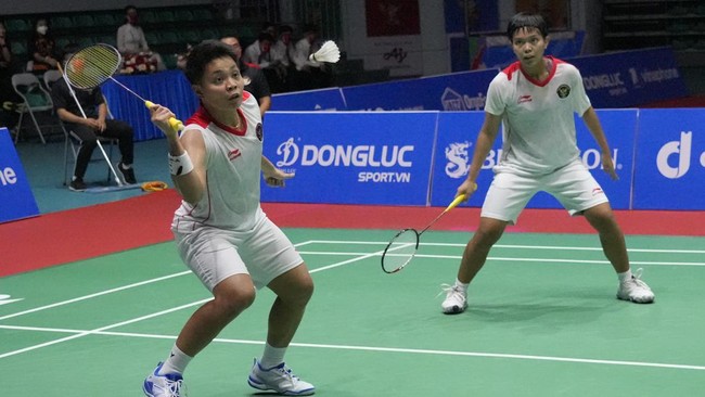 Apriyani Rahayu/Siti Fadia dan Leo Rolly Carnando/Daniel Marthin berhasil melangkah ke babak 16 besar Indonesia Masters.