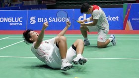 FOTO: Dua Emas Persembahan Badminton Indonesia di SEA Games