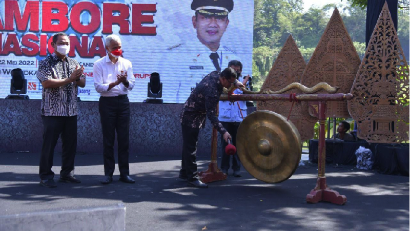 Wali Kota Semarang Hendrar Prihadi menghadiri pembukaan Jambore Penyuluh Antikorupsi Seluruh Indonesia dan Ahli Pembangunan Integritas (PAKSI-API)