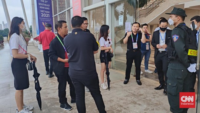 Rombongan PSSI yang akan menyaksikan perebutan medali perunggu SEA Games antara Timnas Indonesia U-23 vs Malaysia dipersulit masuk Stadion My Dinh.