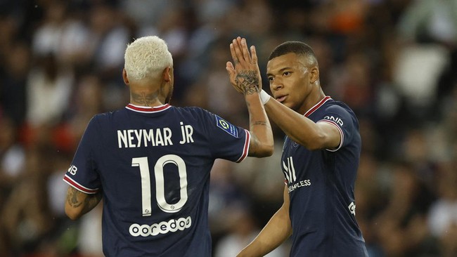 Neymar menyukai unggahan yang mengkritik keputusan Kylian Mbappe hengkang dari Paris Saint-Germain (PSG) pada akhir musim ini.