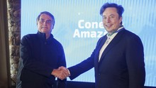 Bertamu ke Brasil, Elon Musk Tak Berkaus Oblong Jumpa Bolsonaro