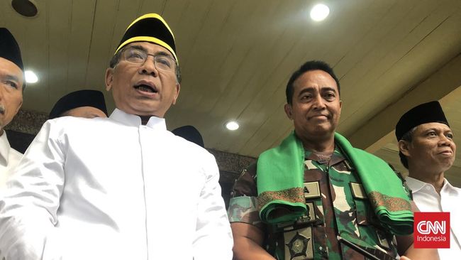 Panglima TNI Jendral Andika Perkasa dan Ketum PBNU Yahya Cholil Staquf sepakat bekerja sama membangun gerakan bela negara di internal NU dan TNI.
