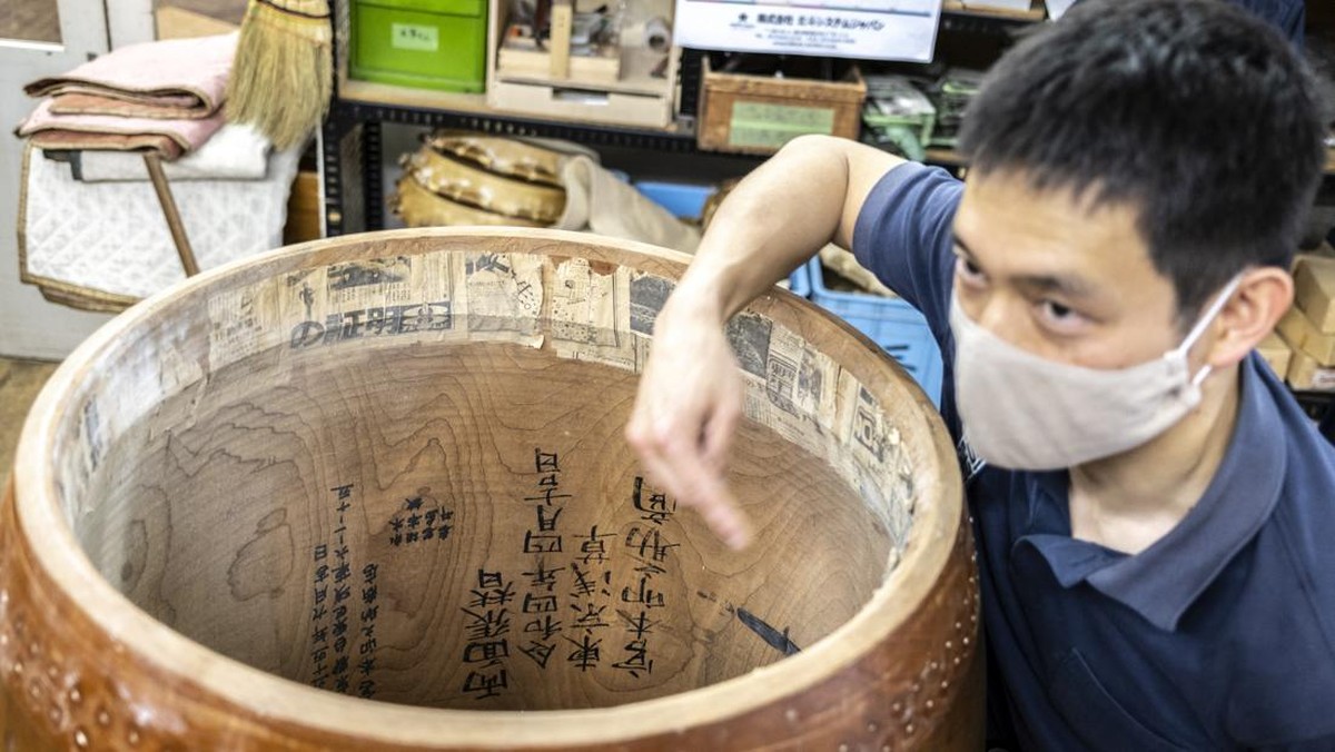 FOTO: Menyatu dengan Taiko, Gendang Musik Tradisional Jepang