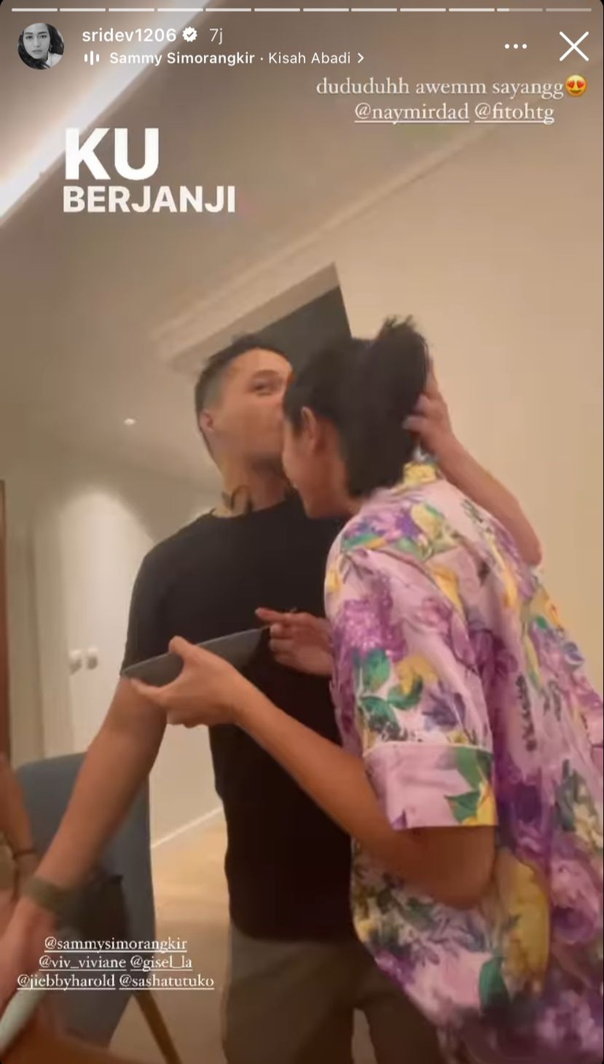 Naysilla Mirdad dan Arfito Hutagalung