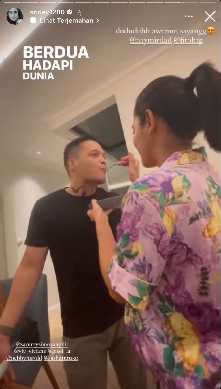 Naysilla Mirdad dan Arfito Hutagalung