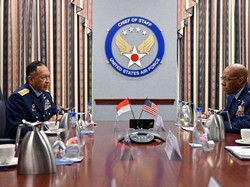 KSAU Bertemu dengan Kepala Staf US Air Force, Bahas Pengadaan Pesawat