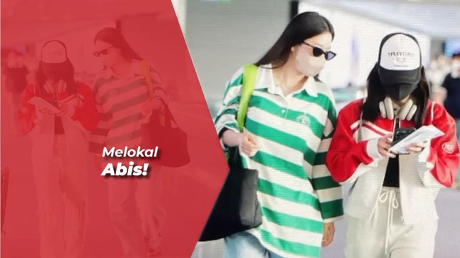 Gaya Yeri dan Seulgi Red Velvet Jalan Santai di Trotoar Bak Anak Jaksel