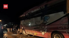 VIDEO: Polisi: Supir Bus PO Pendawa Kabur, Takut Dikeroyok Warga