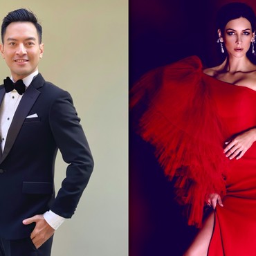 Miss Global 2022 Host, Altaf Vicko and Natalie Glebova