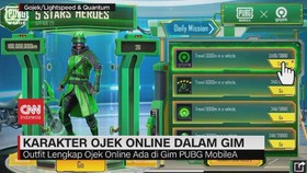 VIDEO: Outfit Lengkap Ojek Online Ada di Gim PUBG Mobile