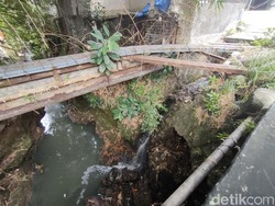 Ini Titik Got di Cijantung Lokasi Maling HP Kabur hingga Menghilang