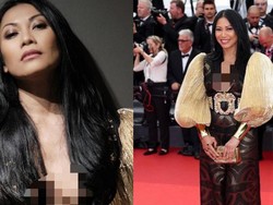 7 Potret Busana Anggun C. Sasmi Hadiri 'Top Gun: Maverick' di Cannes 2022