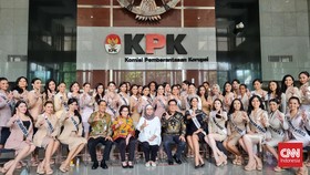 Lili Pintauli Beri Wejangan Anti Korupsi ke Finalis Putri Indonesia